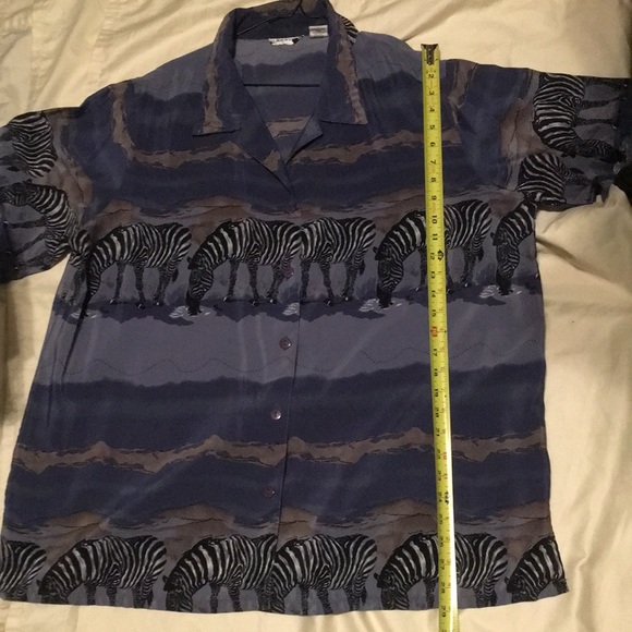 Klozt Studio Zebra Button Down Shirt - Picture 4 of 8